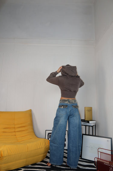 Jeans dettaglio militare