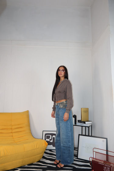 Jeans dettaglio militare