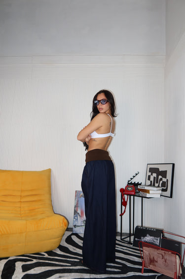 Jeans piegone brown